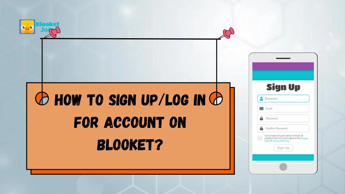 How to Sign Up/Log in for Account on Blooket